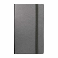 Japan MARK'S Edit Square Eye Notebook/With Strap/B7/Metallic Gray eslite