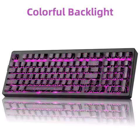 ZORNHER ZH870 Wireless Mechanical Gaming Keyboard,80% Black Custom Creamy Sound Keyboard with Lighte