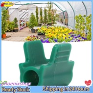 Phoenixshop 24pcs Greenhouse Clamps Single  Frame Shade Net Rod Clip Durable Easy Fastening for Farm
