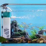 魚缸過濾器四合一靜音內置過濾泵水循環系統養魚小型氧氣泵抽水泵