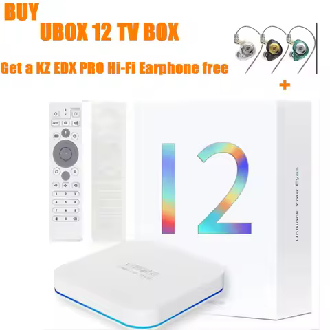 Original Android 12.0 UBOX 12 Smart TV Box MAIL-G31 H618 QUAD CORE ARM 4GB DDR3 64GB EMMC WiFi BT5.0
