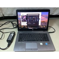 มีรอยข่วน i5-มือ2 แบต2hr.NOTEBOOK HP จอ14นิ้ว windows11HP Elitebook-840 G2 i5-5300U Gen5 Cpu2.30 DD