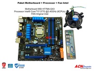 Paket Motherboard+Processor Core i7 +Fan