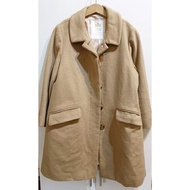 日本購入🇯🇵IENA SLOBE SLB 高級100%羊絨毛呢大衣外套