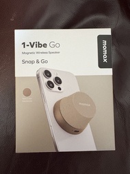 MOMAX 1-Vibe Go Magnetic Wireless Speaker Snap 喇叭 擴音器 電話擴音器