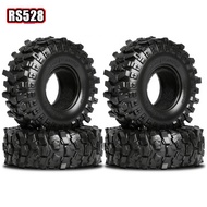 70mm 1.3“ Crawler Car Tires Soft Sticky Rubber Tyre for 1/18 1/24 Scale RC Car Axial SCX24 FCX24 TRX