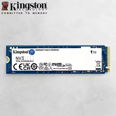 Kingston Thermally-Stabilized Synth NV3 SSD 1TB 2TB 4TB 500GB NVMe PCIe Gen 4.0x4 Solid State Drive 