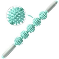 USA Top 20 Fascia and Cellulite Blaster Remover Muscle Roller, 5 Ball Massage Stick with Thorn