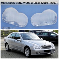 MERCEDES BENZ W203 01 02 03 04 05 06 07  HEADLAMP COVER / HEADLAMP LENS  / HEADLIGHT COVER / HEADLIG