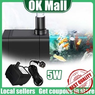 Mini Aquarium Submersible Water Pump 5W/Fountain Pond Hydroponic Systems/Aquarium Use/Submersible Wa