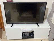 LG 43 inch 4K Smart TV (with tv stand)