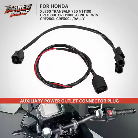 2025 For Honda Africa Twin 1100 Transalp 750 Outlet Power Connector Wire Plug CRF1100L CRF1000L CRF2