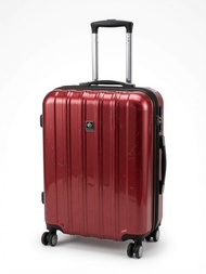 Delsey 26吋 紅色硬殼四輪行李箱 Luggage 二手輪子健康度:99.9%
