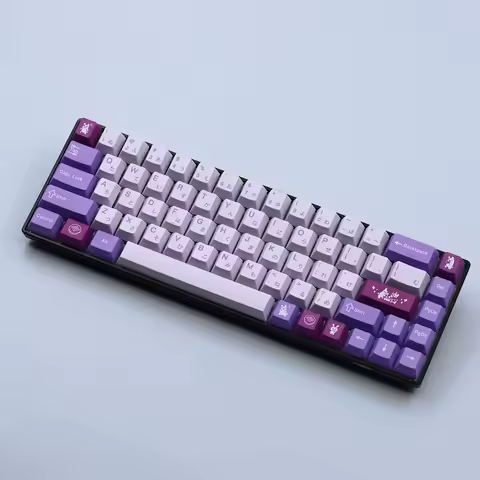 GMK Tuzi Rabbit key cap set PBT cherry profile keycaps for cherry rk68/84/87/980/104/108 akko mechan