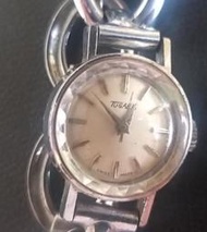 TUGARIS 得其利是女裝古董手錶/70年代瑞士製造/上錬機械錶