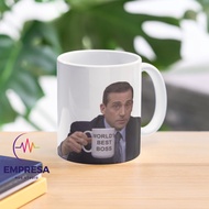 Michael Scott Worlds Best Boss Mug Ceramics Coffee Mug