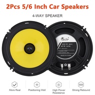 ❣2pcs 5/6 Inch Car Speakers 400W/600W Vehicle Door Subwoofer Car Audio Stereo Full Range Frequen ❧w