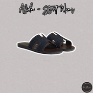 ️[Hight Quality] K Camvas Sandal - High Quality 2-Color Mixed Leather Strap Highlight Full Box