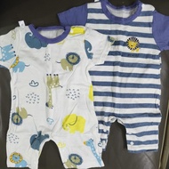 (0-3 months) Size 59 Baby Boy Romper 2 Pieces