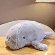 JOJO CASTLE Kawaii Manatee Plush Toy  Anime Cute Dugong Plushie Sea Cow Plush Toys Lifelike Animals 