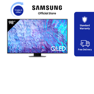 Samsung 98" QLED 4K Q80C Smart TV (2024) | Supersize Picture Enhancer | SuperSlim Design | QA98Q80CA