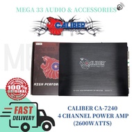 CALIBER CA-7240 4 CHANNEL POWER AMP (2600WATTS)