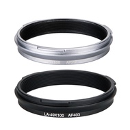 Metal Filter Adapter Ring Replace AR-100 for Fujifilm Camera X100V X100T X100F X100S X100 X70 to Mount 49mm UV CPL ND Star Filter