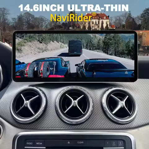 14.6inch Car Radio Carplay For Benz A GLA CLA W176 X156 C117 X117 2013-2019 Android 14 Auto Stereo G