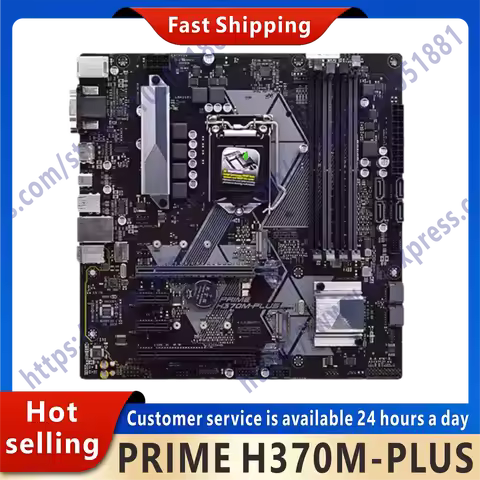 Used PRIME H370M-PLUS original desktop computer H370 H370M DDR4 motherboard LGA 1151 i7/i5/i3 USB3.0