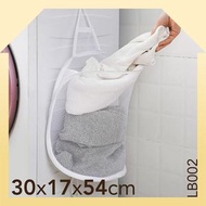 TOP.1 - [白色] 韓式洗衣掛籃 摺疊 簡約 壁掛 髒衣籃 衛生間 粘貼式 污衣服收納籃 浴室簡約洗衣籃 髒衣簍 洗手間用品