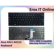 Asus A411 X411 A411U X411U X411UQ X411SC X411UV X411UA X411UN X411UF Series Laptop Keyboard