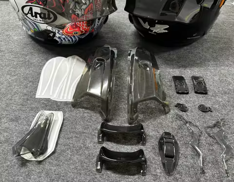 For ARAI VZ RAM 3/4 MZ SZ RAM Motorcycle Rear Trim Helmet Spoiler Helmet Spoiler Accessories Helmet 