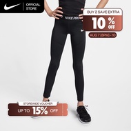 Nike Pro Girls' Tights - Black [AQ9042-010]