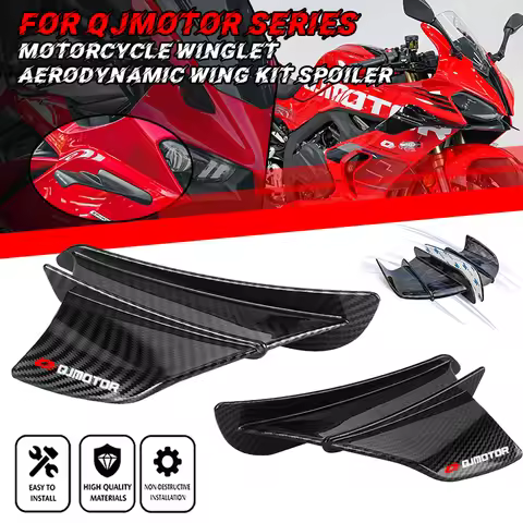 For QJMOTOR Qjmoto SRK SRK800 SRK250 SRK450 SRK600 SRK600RS SRK550 SRK550S Motorcycle Winglet Aerody