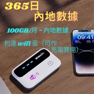 中國 內地 數據卡 365日組合！ 內地100GB/月 + 4G充電寶 wifi蛋 內地年卡 數據卡 漫遊