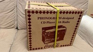 可口可樂 2003年 留聲機做型，CD PLAYER  + 收音機