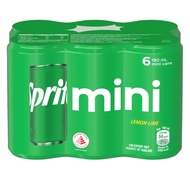 SPRITE Mini Can 6s Lemon Lime Flavour 180ml