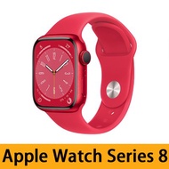 Apple蘋果 Watch Series 8 智能手錶 GPS 45毫米(PRODUCT)RED鋁金屬錶殼(PRODUCT)RED運動錶帶 預計30天內發貨 -