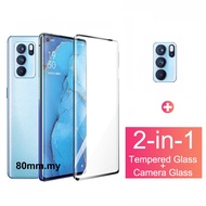 OPPO Reno5 6 7 Pro 5G Tempered Glass Full Coverage Glass Film For OPPO Reno 6 Pro 6Z 5F 5G 4 7 7Z Pro Reno6 Pro Screen Protector and Camera Lens Glass Protector