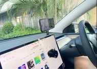 原廠訂製tesla磁吸手機支架modelY/3專用！可360度扭，更有無線充電款