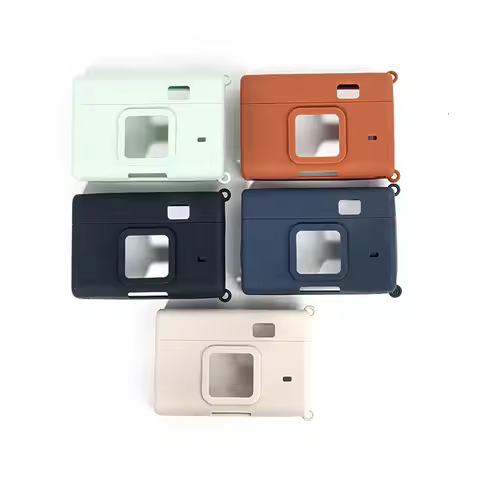 Silicone Protective Case for Instax Mini Liplay+ Camera Drop-Protection Cover Black Brown Blue Yello