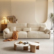梳化 sofa (🚚包送貨free delivery) 貓捉絨梳化 客廳梳化 多人位梳化 雙人位梳化 三人座沙發 Two-person sofa Living room straight sofa G