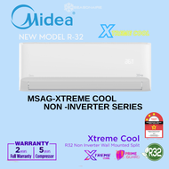 NEW Midea Xtreme Cool 1.0Hp-2.5Hp [R32] Non Inverter Air Cond MSAG-Series[INSTALLATION]