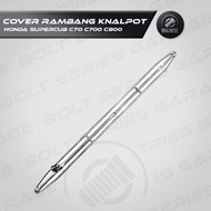 HONDA SUPERCUB C70 C700 C800 EXHAUST REMBANG COVER