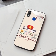 Vivo Y91 / Y91c / Y93 / Y95 / Y1s case printed with red flag and yellow star, independent