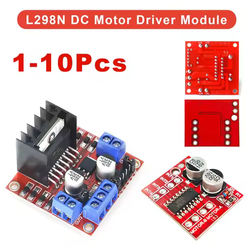 L298N DC Motor Driver Module L298N Stepper Motor Smart Car Robot Breadboard Peltier High Power L298 