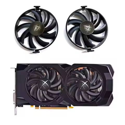 New FDC10U12S9-C 4PIN RX 570 580 GPU Fan for XFX Radeon RX580 RX570 RX470 RX480 RX470D Graphics Card