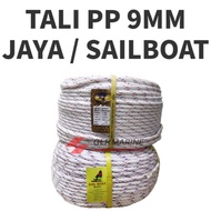 [ROLL] TALI PP 9MM SAIL BOAT / JAYA PP ROPE 9MM +-220 MTR - GLR MARINE