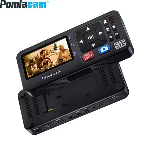 UR500A-M HD Video Capture Box 1080P Video To Digital Converter with 3" Screen 4K HDMI/CVBS/VGA/YPBPR