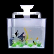 AKUARIUM FULL SET AQUARIUM MINI MESIN POMPA FILTER LAMPU HIASAN BISA UNTUK AQUASCAPE DAN IKAN CUPANG JUMBO